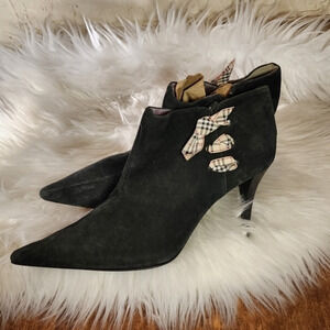 Beverly Feldman Stiletto Ankle boots 9.5‎